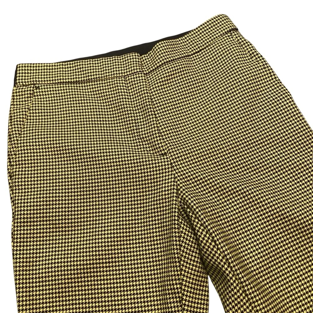 Zara Houndstooth Slim Leg Knit Pants Size‎ Small Career Office